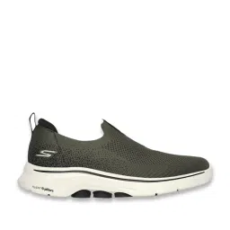 Skechers Men's GO WALK 7 Olive Walking Shoes image 1