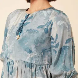 Marigold Lane Grey & Blue Printed Top image 5