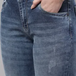Cantabil Blue Regular Fit Mid Rise Jeans image 5