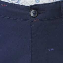 Louis Philippe Sport Navy Slim Fit Printed Shorts image 5