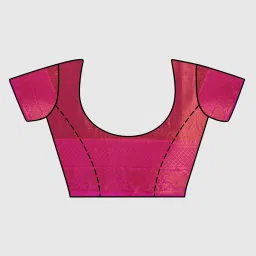 Mimosa Green Woven Saree With Unstitched Blouse image 5