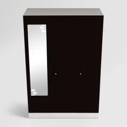 Godrej Interio Slimline 3-Door Steel Almirah, ShellWine Red (1-Year Warranty, 1 Locker) image 5