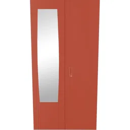 Godrej Interio Slimline 2 Door M1 Steel Almirah, (1 Year Warranty,Locker & Drawer, Tex Terracotta) image 5