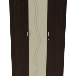 Godrej Interio Vurv Dark Brown & Beige Engineered Wood 3 Door Almirah, 1 Year Warranty) image 5