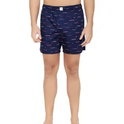 XYXX Navy Printed Boxers image 1