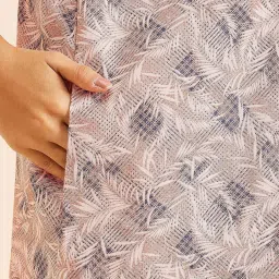 Sweet Dreams Beige Cotton Printed Night Gown image 5