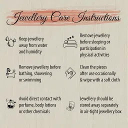 Estele Gold-Plated CZ Flower Design Dangler Earrings image 5