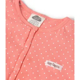 MiArcus Kids Peach & Brown Printed Full Sleeves Sweatshirt with Pyjamas image 5