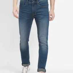 Pepe Jeans Blue Lightly Washed Solid Mid Rise Jeans-picture-36