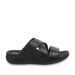 FitFlop Men's Black Cross Strap Sandals-picture-23