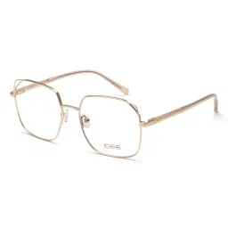 IDEE Gold Square Eye Frames for Women image 1