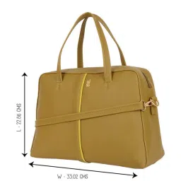 Baggit Green Solid Medium Handbag image 5