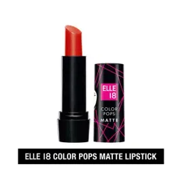 Elle 18 Color Pops Matte Lipstick R32 Rockstar Red - 4.3 gm-picture-39