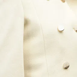 Crimsoune Club Off White Regular Fit Coat image 5