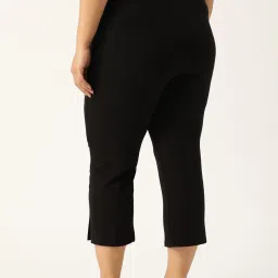 theRebelinme Black High Rise Capris image 2