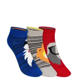 Skechers Multicolor Blend Printed Socks Set of 3 image 1
