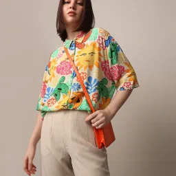 Only Multicolor Viscose Printed Shirt image 1