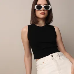 Only Black Slim Fit Tank Top image 1