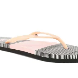 United Colors of Benetton Women's Peach & Black Flip Flops image 5