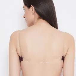 Clovia Purple Under Wired Padded Balconette Bra image 2