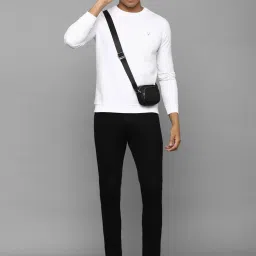 Allen Solly White Cotton Regular Fit Sweatshirt image 5