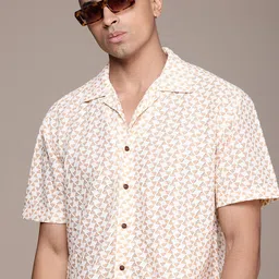 Roadster Men RMS HS RELAXED CAMP NOVELTY Casual Shirt-picture-28