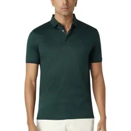 Van Heusen Green Regular Fit Polo T-Shirt image 1