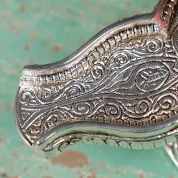 Ekaa Handicrafts Pink Metal Shivling with Rose Quartz Stone Lingam image 5