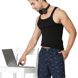 Van Heusen Sport Regular Fit Media Pocket Super Soft Allover Print Boxer Shorts - VSB05 image 5