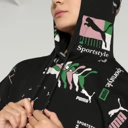 Puma Black Printed Hoodie image 5