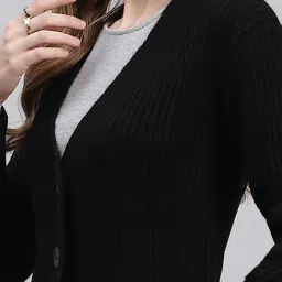 Monte Carlo Black Self Design Cardigan image 5