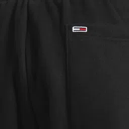 Tommy Hilfiger Black Regular Fit Logo Printed Joggers image 5