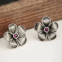 Fabindia Silver Stud Earrings-image-56