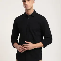 R&B Black Regular Fit Shirt-picture-12