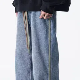 StyleCast Men Wide Leg Mid-Rise Light Fade Jeans image 3