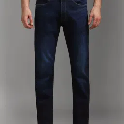 Louis Philippe Navy Regular Fit Jeans image 1