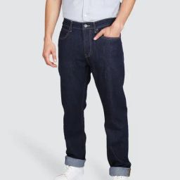 Lee Navy Blue Cotton Solid Mid Rise Jeans-image-102