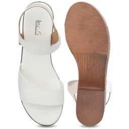 inc.5 Inc 5 Women's White Ankle Strap Sandals image 3