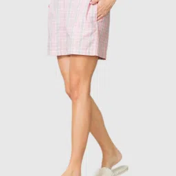Van Heusen Pink Checks Shorts image 3