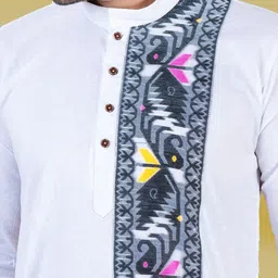 FRANSCART Men Gotta Patti Kurta image 4