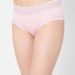 Clovia Pink Hipster Panty image 3
