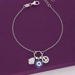 Kai Jewel Sterling Silver Trendy Star Charm Bracelet for Women-picture-33