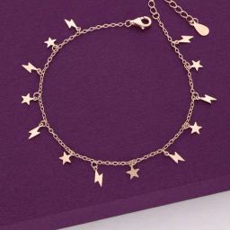 Kai Jewel Sterling Silver Lightning of Stars Rose Gold Bracelet for Women-picture-39