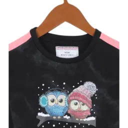 Monte Carlo Kids Black Printed Full Sleeves Sweatshirt image 3