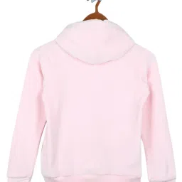 Monte Carlo Kids Pink Solid Full Sleeves Sweatshirt image 2