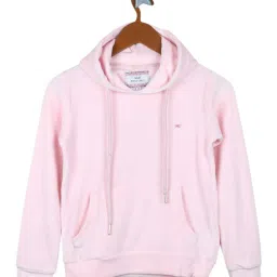 Monte Carlo Kids Pink Solid Full Sleeves Sweatshirt image 1