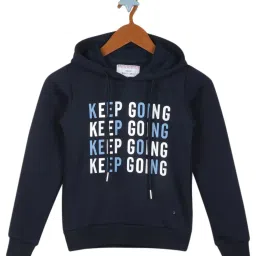 Monte Carlo Kids Navy Printed Full Sleeves Sweatshirt image 1