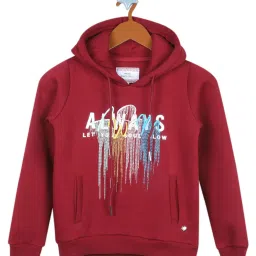 Monte Carlo Kids Maroon Printed Full Sleeves Sweatshirt image 1