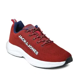 Jack & Jones Men's Maroon Casual Sneakers image 2