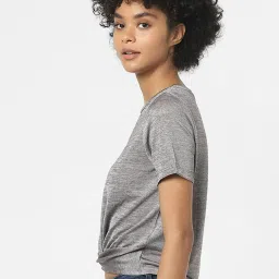 Only Grey Round Neck T-Shirt image 3